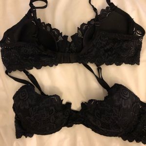 Black Sexy Lace Bras